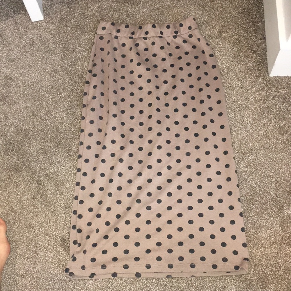 Polka dot skirt